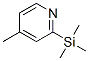Pyridine,4-methyl-2-(trimethylsilyl)-结构式
