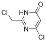6-Chloro-2-(chloromethyl)pyrimidin-4(3H)-one结构式
