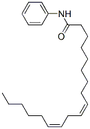 Chemical structure of linoleylanilide