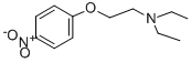 Structure of diethyl[2-(4-nitrophenoxy)ethyl]amine