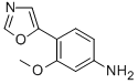 Structure of 3-METHOXY-4-(1,3-OXAZOL-5-YL)ANILINE
