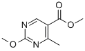 Structure of METHYL-2-METHOXY-4-METHYLPYRIMIDINE-5-CARBOXYLATE