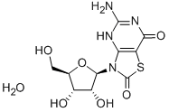 Structure of Isatoribinehydrate