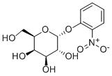 2-硝基苯-Α-D-吡喃半乳糖苷结构式