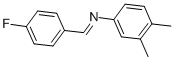 Structure of 3 4-DIMETHYL-N-(4-FLUOROBENZYLIDENE)ANI&