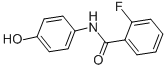 2-fluoro-N-(4-hydroxyphenyl)benzamide结构式