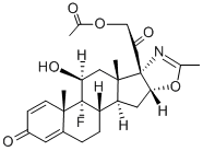 Structure of fluazacort
