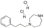 1-(3-苯基丙基) 1,4-二氮杂环庚烷(2HCL)结构式