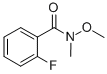 Structure of 2-Fluoro-N-methoxy-N-methylbenzamide