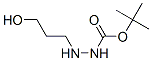 Structure of HYDRAZINECARBOXYLIC ACID 2-(3-HYDROXYPROPYL)-,TERT-BUTYL ESTER