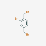 2-Bromo-1,4-bis(bromomethyl)benzene结构式