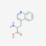 Structure of 2-amino-3-quinolin-4-ylpropanoic acid