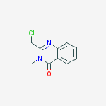 Structure of 2-(CHLOROMETHYL)-3-METHYLQUINAZOLIN-4(3H)-ONE