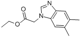 Structure of ETHYL 5,6-DIMETHYL-1H-BENZIMIDAZOL-1-YL)ACETATE