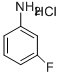Structure of 3-FLUORO-PHENYLAMINE HCL