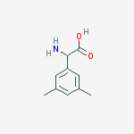 Structure of 2-amino-2-(3,5-dimethylphenyl)acetic acid