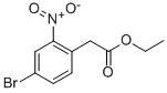 Structure of BENZENEACETIC ACID, 4-BROMO-2-NITRO-, ETHYL ESTER