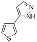 Structure of 5-thiophen-3-yl-1H-pyrazole
