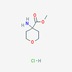 Structure of 4-AMINOTETRAHYDROPYRAN-4-CARBOXYLIC ACID METHYL ESTER HYDROCHLORIDE