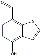 4-羟基-苯并[B]噻吩-7-羧醛结构式