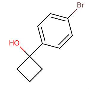 Structure of Cyclobutanol, 1-(4-bromophenyl)-