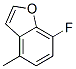 Structure of BENZOFURAN,7-FLUORO-4-METHYL-