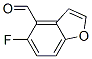 Structure of 4-Benzofurancarboxaldehyde,  5-fluoro-