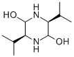 Structure of CYCLO(-VAL-VAL)