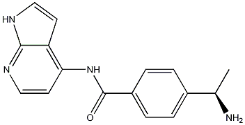 Structure of (R)-4-(1-Aminoethyl)-N-1H-pyrrolo[2,3-b]pyridin-4-ylbenzamide
