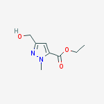 Structure of Ethyl 3-(hydroxymethyl)-1-methyl-1H-pyrazole-5-carboxylate