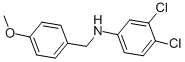 Structure of N-(3,4-Dichlorophenyl)-4-methoxy-benzenemethanamine