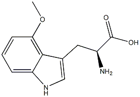 Structure of Tryptophan, 4-methoxy-