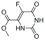 Structure of 4-Pyrimidinecarboxylic acid, 5-fluoro-1,2,3,6-tetrahydro-2, 6-dioxo-,  methyl ester