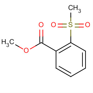 Benzoic acid, 2-(methylsulfonyl)-, methyl ester结构式