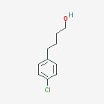 4-chloroBenzenebutanol结构式