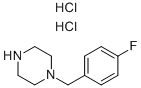 Structure of 1-(4-FLUORO-BENZYL)-PIPERAZINE 2HCL
