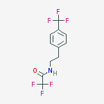 Structure of 2,2,2-Trifluoro-N-[2-(4-trifluoromethylphenyl)ethyl]acetamide