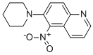 Structure of 5-Nitro-6-(piperidin-1-yl)quinoline