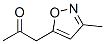 Structure of 2-Propanone,1-(3-methyl-5-isoxazolyl)-