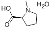 Structure of N-METHYL-L-PROLINE MONOHYDRATE  98