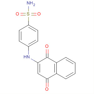 Benzenesulfonamide, 4-[(1,4-dihydro-1,4-dioxo-2-naphthalenyl)amino]-结构式