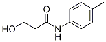 Structure of 3-hydroxy-N-p-tolylpropanamide