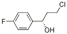 Structure of (1S)-3-chloro-1-(4-fluorophenyl)propan-1-ol