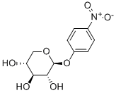 4-硝基苯基-BETA-D-吡喃木糖苷结构式