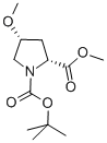 Structure of 4-methoxypyrrolidine-1,2-dicarboxylic acid O1-tert-butyl ester O2-methyl ester