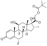 Structure of Flumethasone 21-pivalate