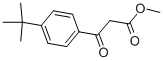 3-(4-TERT-BUTYL-PHENYL)-3-OXO-PROPIONIC ACID METHYL ESTER结构式