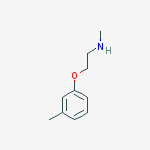Structure of Methyl[2-(3-methylphenoxy)ethyl]amine