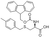 Structure of FMOC-D-CYS(MBZL)-OH