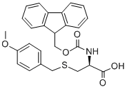 Structure of FMOC-D-CYS(MOB)-OH
